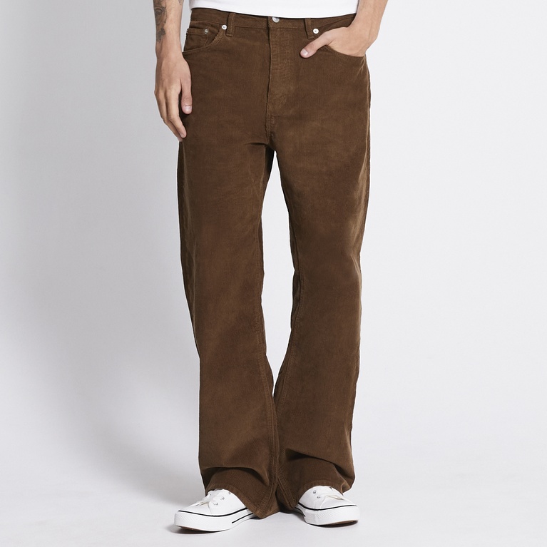 Relaxed bootcut jeans "Delta" Brown